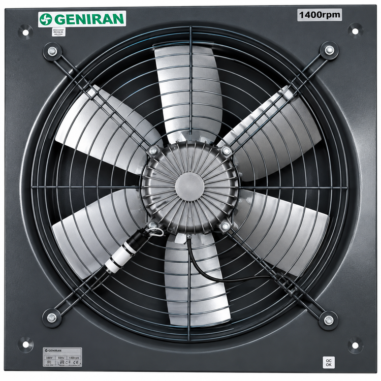 هواکش ژنیران (صنعتی) ۶پر سنگین دهنه ۳۰ سانت